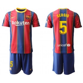 FC Barcelona Sergio Busquets 5 Kind Thuis Tenue 2020-21